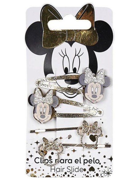 Disney Minnie Clips Golden Lasso 7.4X12.5X2Cm 4Uds