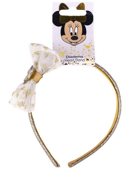 Inca Diadema Lazo Minnie 12X14X5Cm Dorado 1Ud