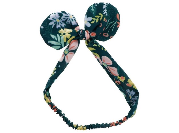 Cinta Elástica Estampado De Flores Con Lazo 1 U