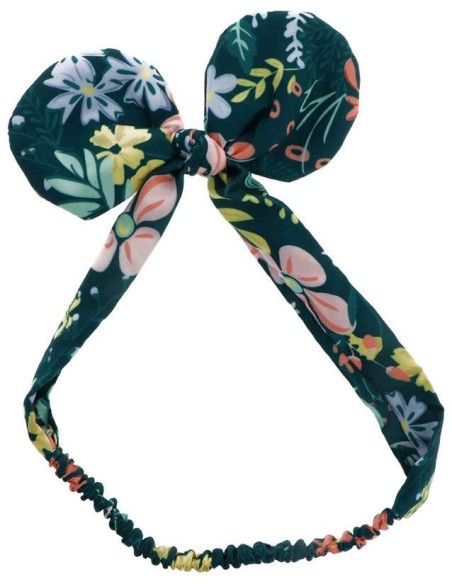 Cinta Elástica Estampado De Flores Con Lazo 1 U