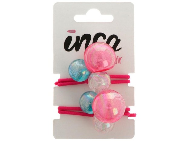 Elásticos Con Bolas De Colores 11 Cm 2 U
