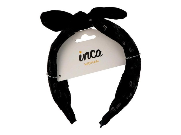 Inca Diadema Lentejuelas Con Lazo 1Ud