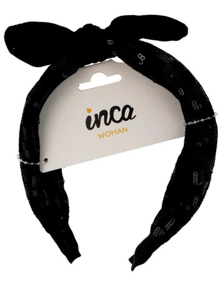 Inca Diadema Lentejuelas Con Lazo 1Ud