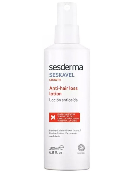 Sesderma Seskavel Growth Loción Capilar Anticaída, 200 Ml