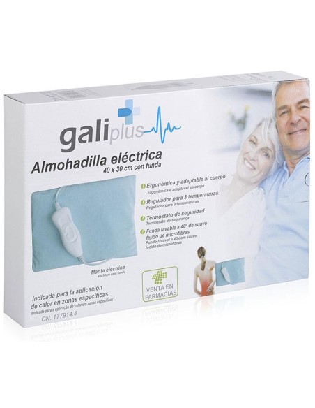 Galiplus Almohadilla Eléctrica Recta 40X30Cm 1Ud