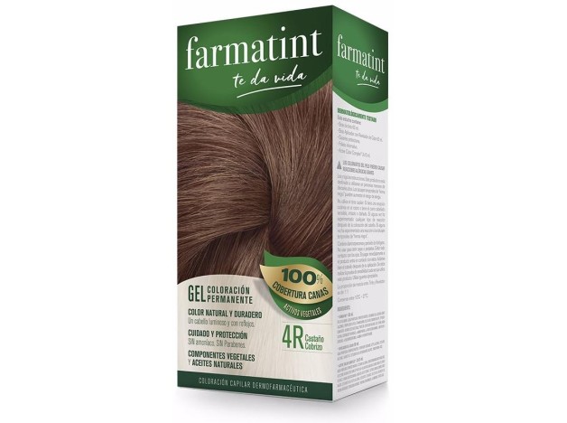 Farmatint Gel Coloración Permanente 4R-Castaño...