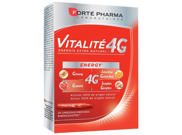 Forté Pharma Vitalité 4G Energy, 20 Uds