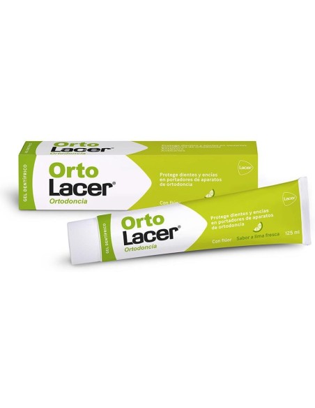 Lacer Ortolacer Ortodoncia Gel Dentífrico Lima Fresca 125Ml