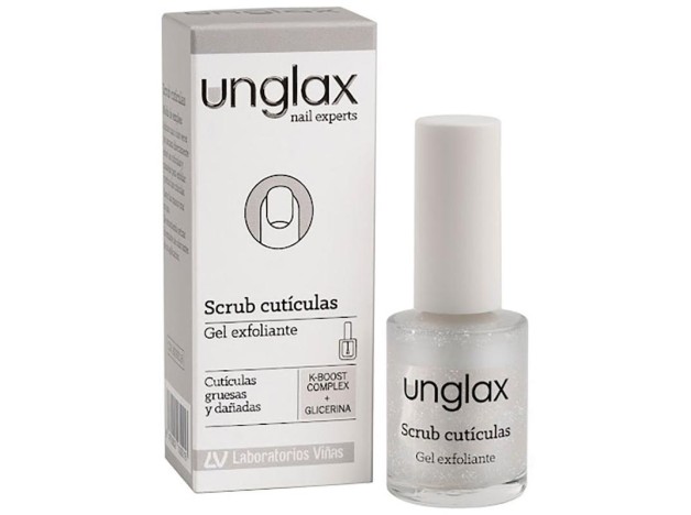 Unglax Scrub Cutículas Gel Exfoliante 10Ml