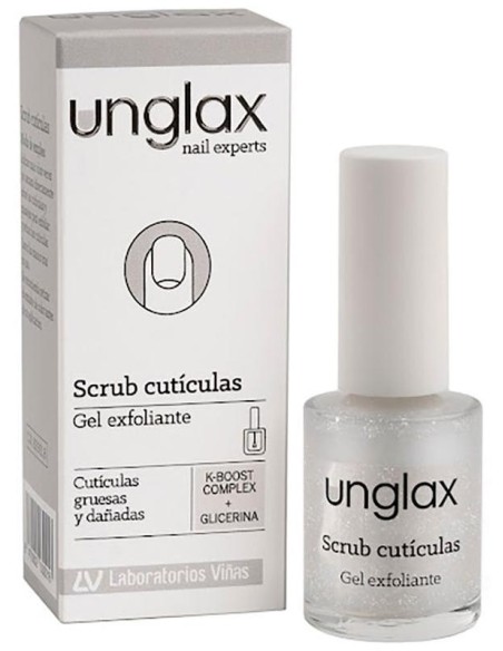 Unglax Scrub Cutículas Gel Exfoliante 10Ml
