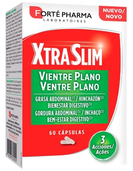 Xtraslim Vientre Plano Grasa Abdominal 60Cap.