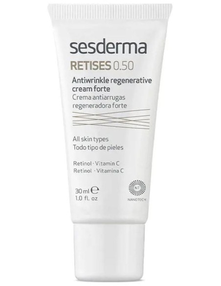 Sesderma Retises 0,5% Crema Regeneradora Antiarrugas, 30 Ml