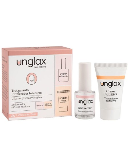 Unglax Nail Experts Tratamiento Fortalecedor Intensivo Estuche 2 Pz