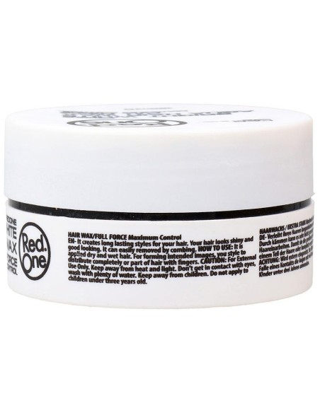 Full Force Aqua Hair Wax Máximo Control Blanco Brillante 150 Ml