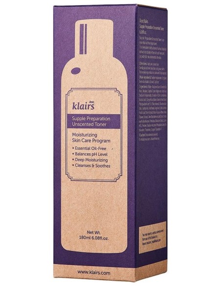 Klairs Supple Preparation Unscented Facial Toner 180Ml