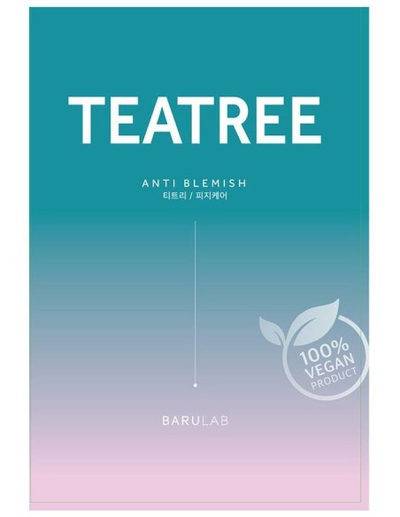 The Clean Vegan Mask Anti Blemish Tea Tree 23 Gr