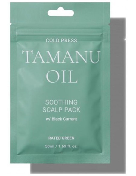 Rated Green Cold Press Tamanu Oil Soothing Scalp Pack 50Ml