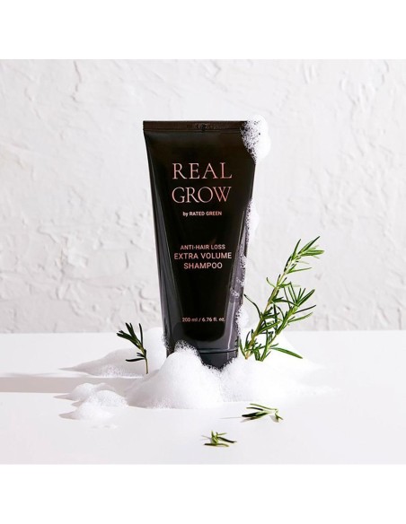 Rated Green Real Grow Anti Hair Loss Extra Volume Shampoo 200Ml