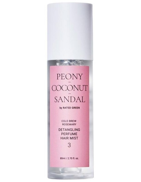 Peony Cocconut Sandal 03 Detanling Perfume Hair Mist 80 Ml