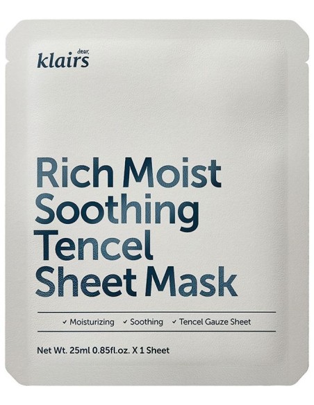 Klairs Rich Moist Soothing Tencel Sheet Mask 1Ud