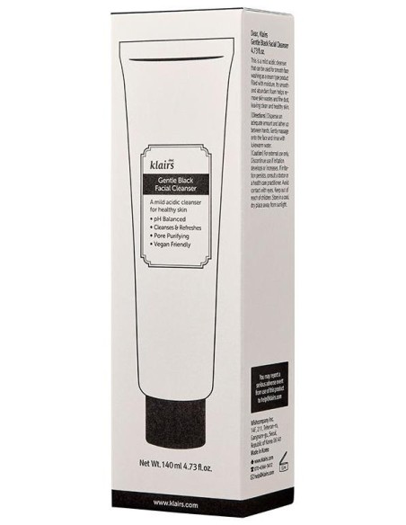 Klairs Gentle Black Facial Cleanser 140Ml