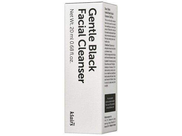 Gentle Black Facial Cleanser 20 Ml