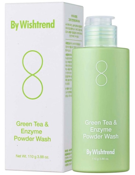 Green Tea %26 Enzyme Powder Limpiador Acuoso En Polvo 110 Gr