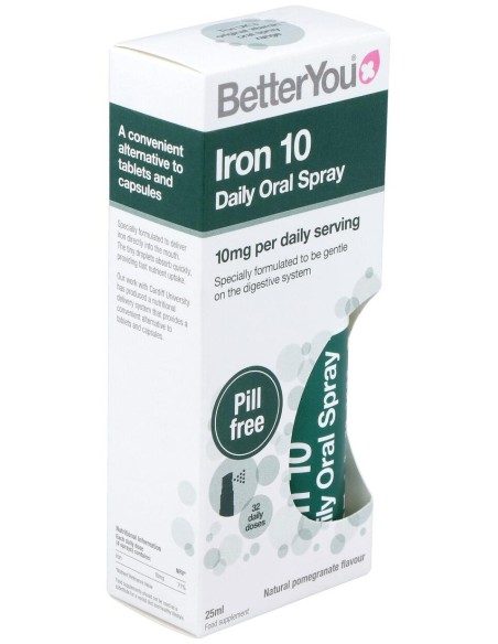 Iron 10 Hierro Spray Oral 25Ml.