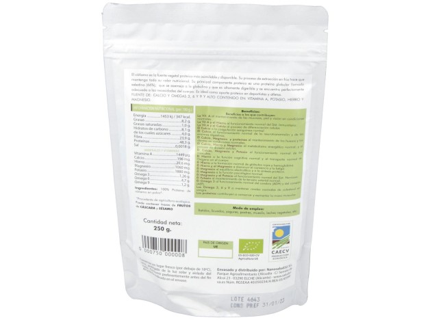 Proteina De Cañamo 250Gr. Bio
