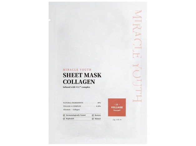 Village 11 Factory Miracle Youth Sheet Mask...
