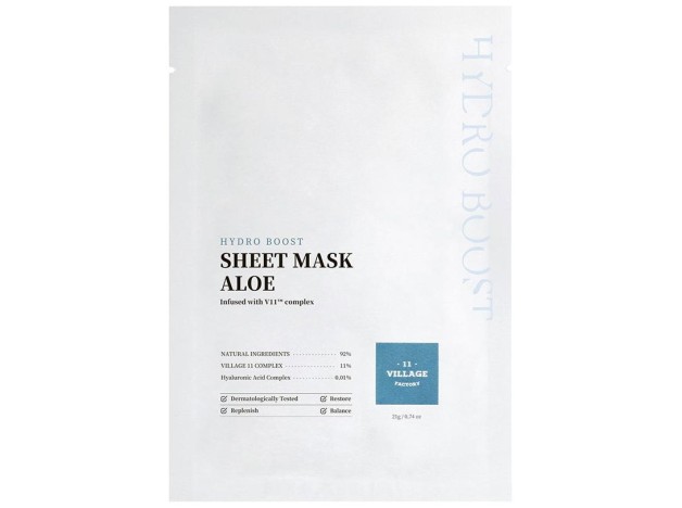 Village 11 Factory Hydro Boost Sheet Mask Aloe 21G