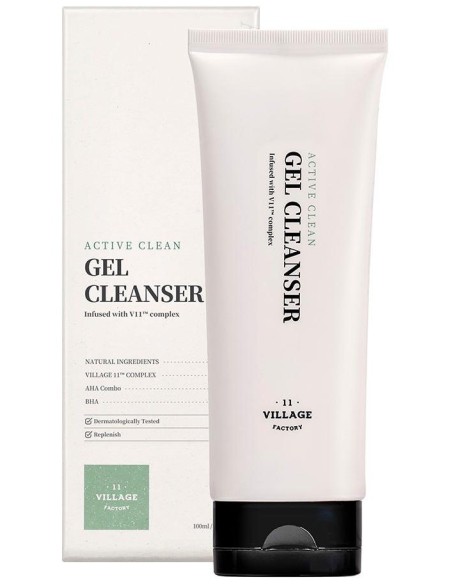 Village 11 Factory Active Clean Gel Cleanser 100Ml