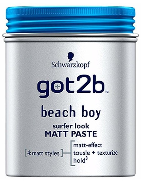 Got2B Beach Boy Matt Paste Surfer Look 100 Ml