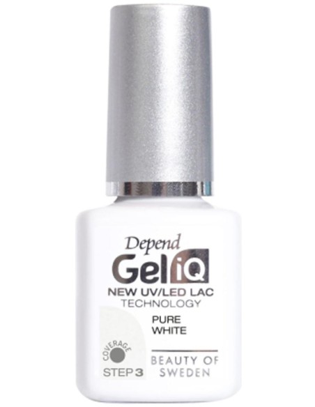 Depend Gel Iq Esmalte De Uñas Step 3 Pure White 5Ml