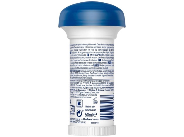 Dove Desodorante En Crema 50 Ml. Seta.