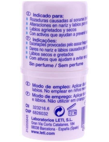 Letibalm Repair Balsamo Nariz-Labios Stick 4Gr