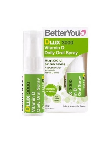 Betteryou Dlux 1000 Vegan Vit D Spray 15Ml