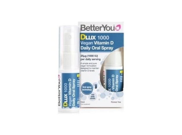 Betteryou Dlux 1000 Vegan Vit D Spray 15Ml