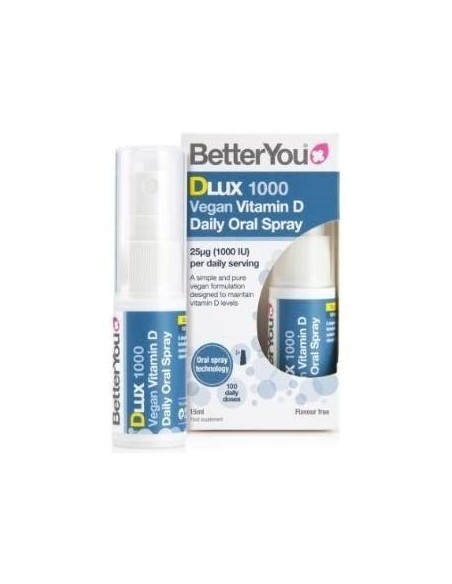 Betteryou Dlux 1000 Vegan Vit D Spray 15Ml