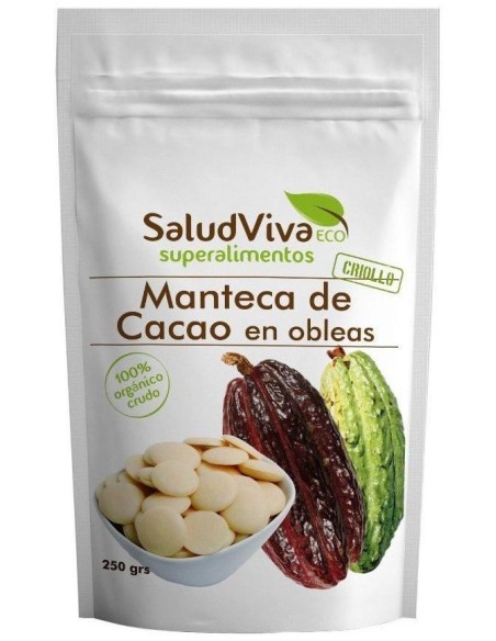 Manteca De Cacao En Obleas 250Gr. Bio Sg S/A Vegan