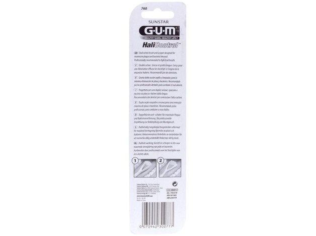 Gum Limpiador Lingual Doble Acción 760 1Ud