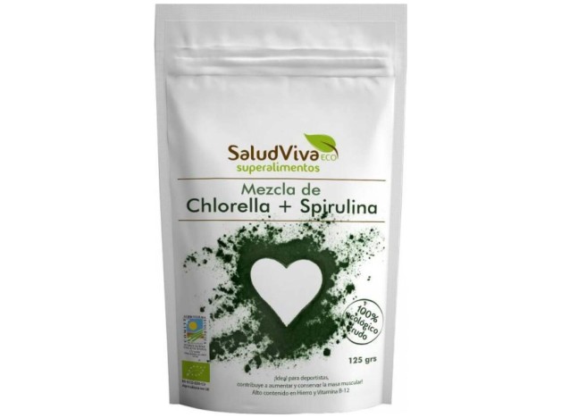 Chlorella Y Espirulina Mezcla En Polvo 125Gr. Bio