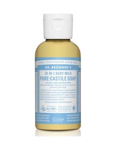 Dr. Bronner'S Jabón Sin Perfume 60Ml