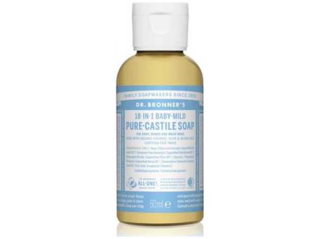 Dr. Bronner'S Jabón Sin Perfume 60Ml