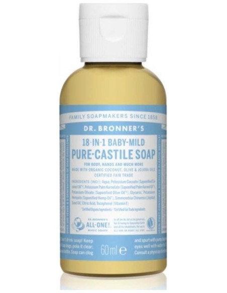 Dr. Bronner'S Jabón Sin Perfume 60Ml