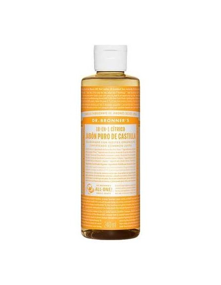 Dr. Bronner'S Jabón Líquido Cítricos Naranja Bio 240Ml