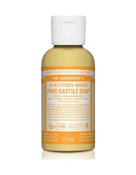 Dr. Bronner'S Jabón Naranja Cítrica 60Ml