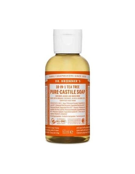 Dr. Bronner'S Jabón Líquido Árbol Del Té Bio 60Ml