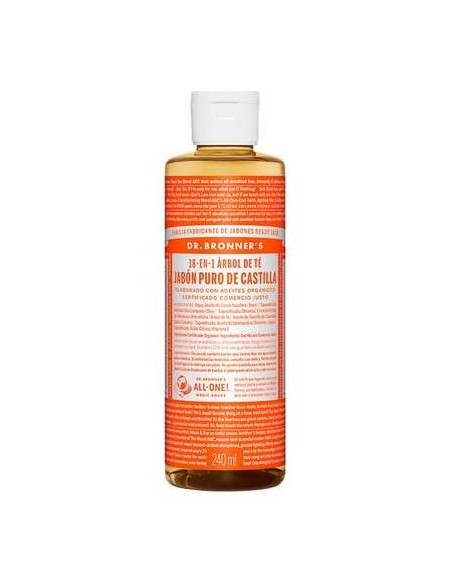 Dr. Bronner'S Jabón Líquido Árbol Del Té Bio 240Ml