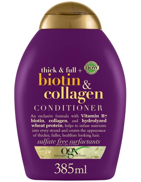 Acondicionador De Biotina Y Colageno 385Ml.
